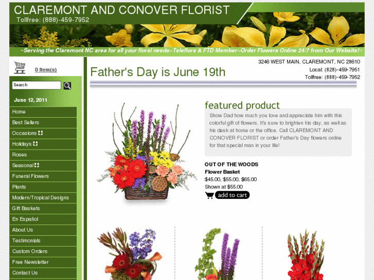 www.claremontandconoverflorist.com