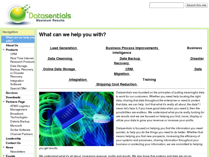 www.datasentials.net