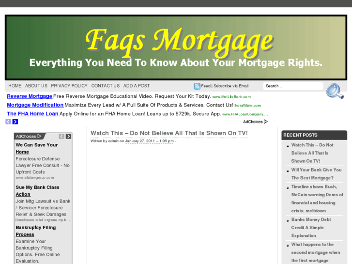 www.faqs-mortgage.com