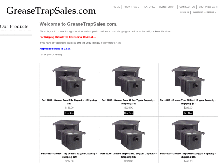 www.greasetrapsales.com