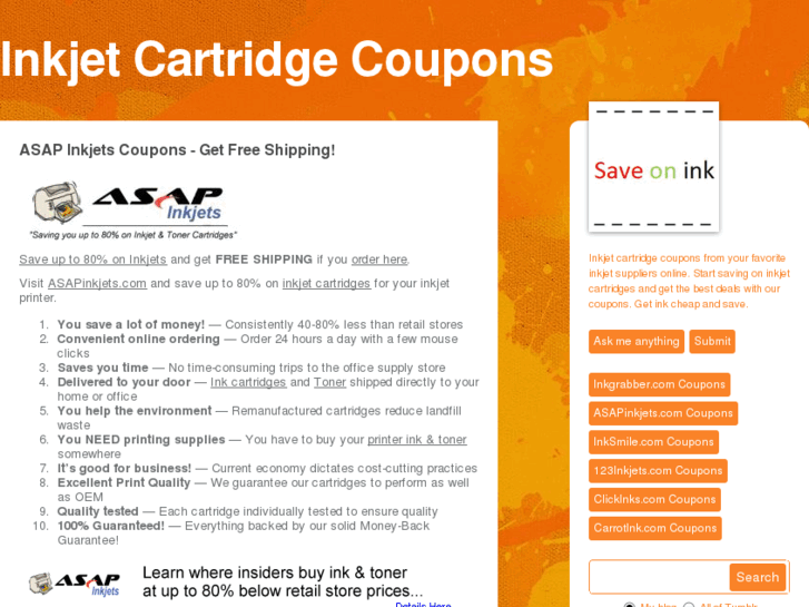 www.inkjetcartridgecoupons.com