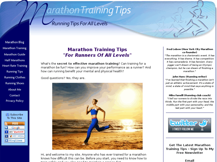 www.marathon-training-tips.com