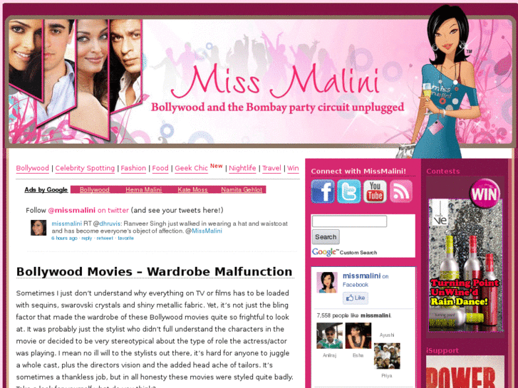 www.missmalini.com