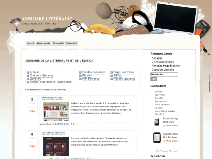 www.annuaire-litteraire.com