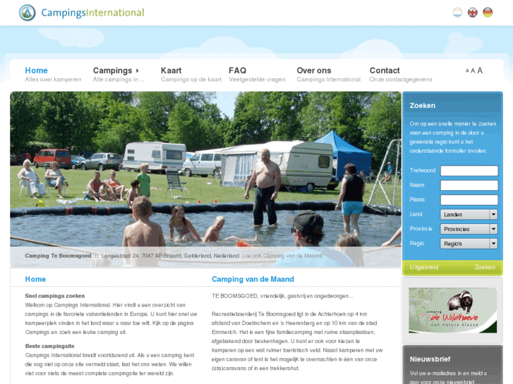 www.campingsinternational.info