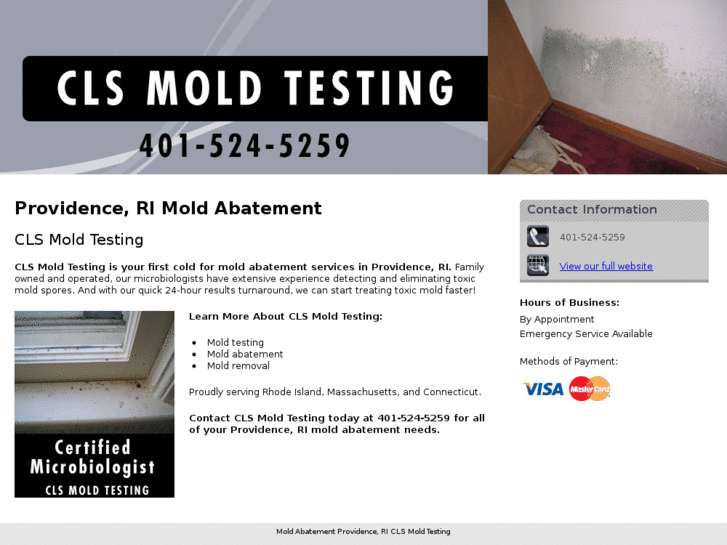 www.clsmoldtestingri.com