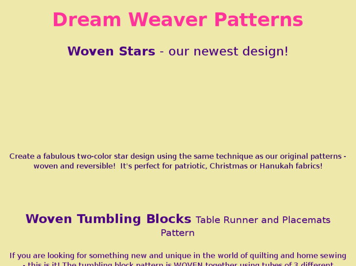 www.dreamweaverpatterns.com