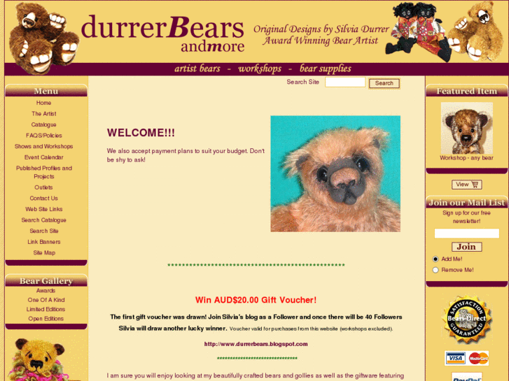 www.durrerbears.com