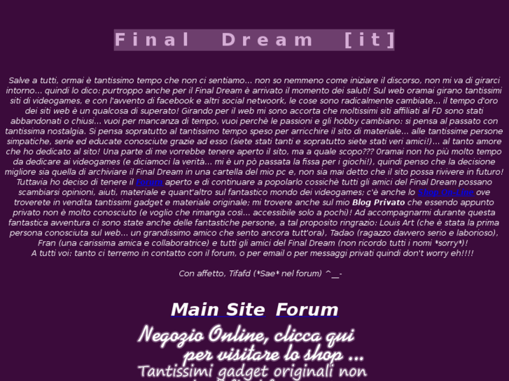 www.finaldream.it