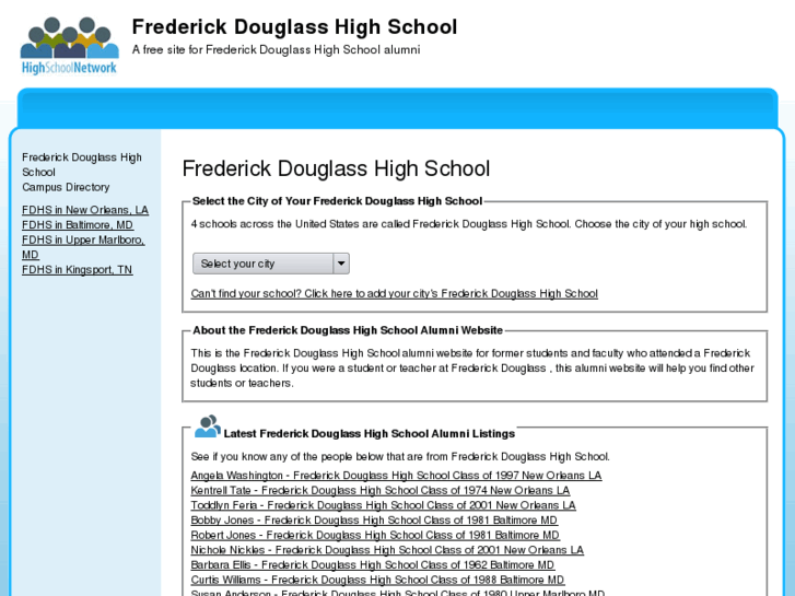 www.frederickdouglasshighschool.org