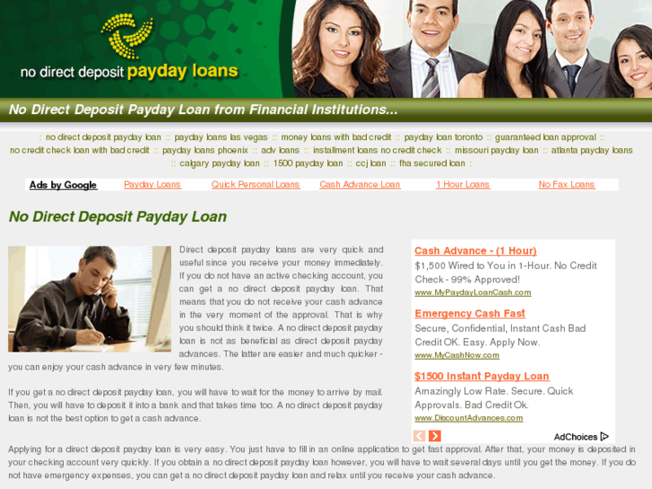 www.no-direct-deposit-payday-loans.com