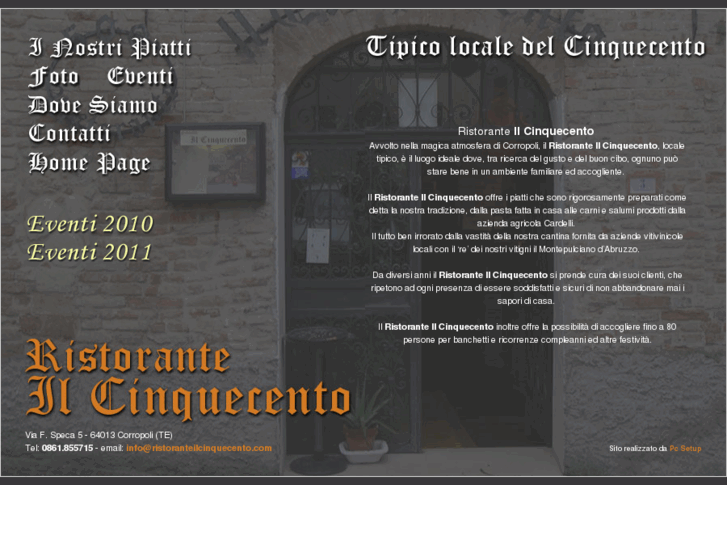 www.ristoranteilcinquecento.com