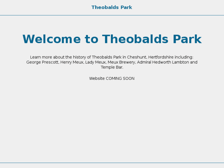 www.theobaldspark.co.uk