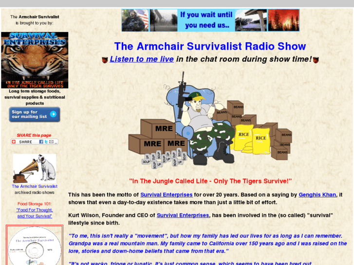 www.armchairsurvivalist.com