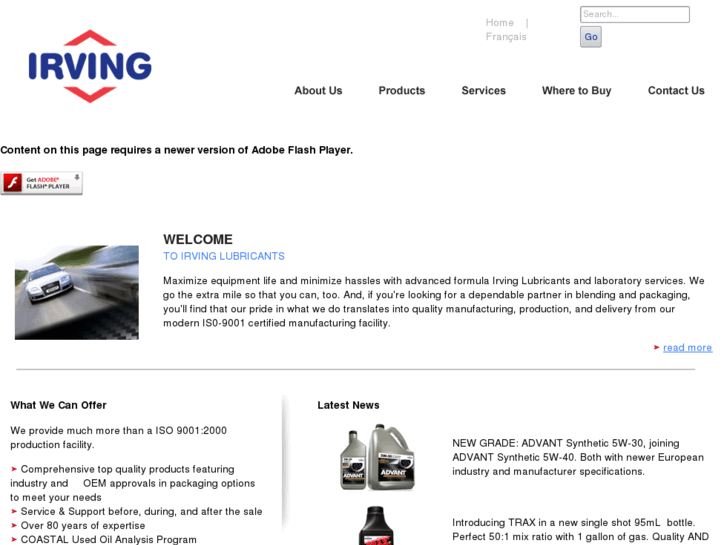 www.irvinglubricants.com