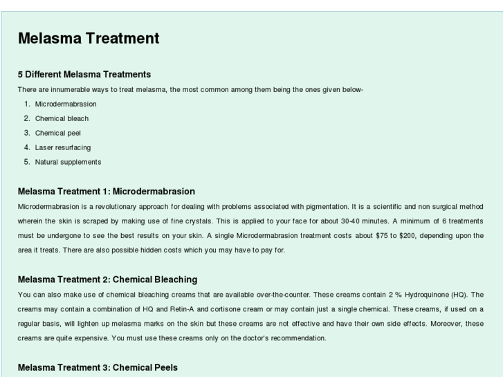 www.melasma-treatments.com