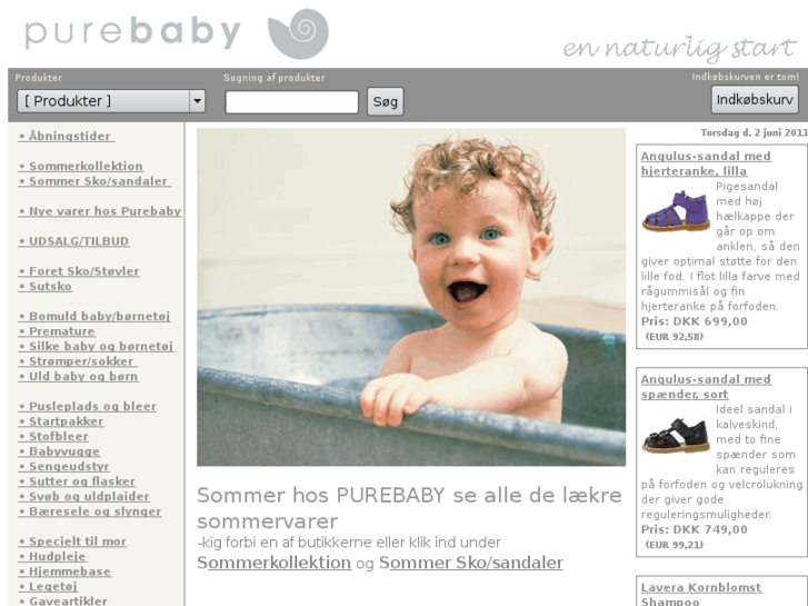 www.purebaby.dk