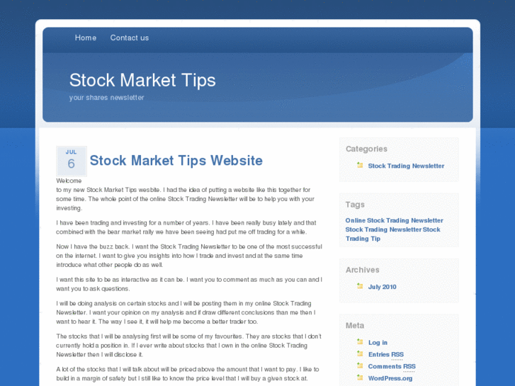 www.stock-trading-newsletter.com