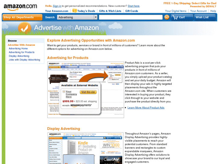 www.advertisewithamazon.com