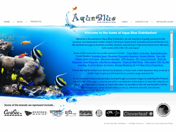 www.aquabluedistribution.com.au