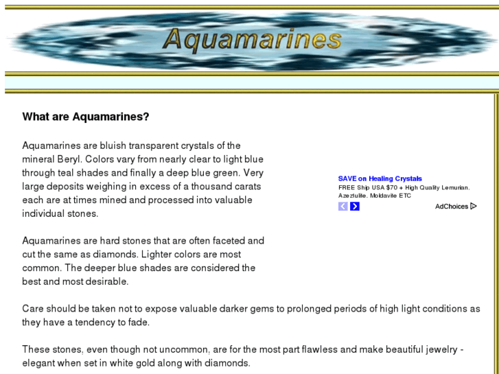 www.aquamarines.info