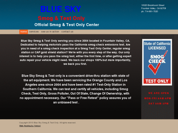 www.blueskysmog.com