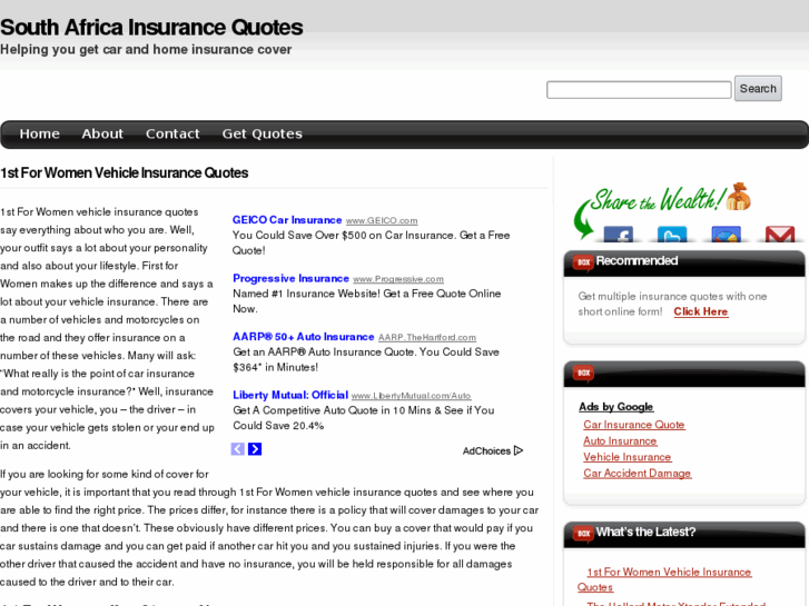 www.insurancequotes4u.co.za