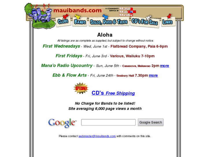 www.mauibands.com