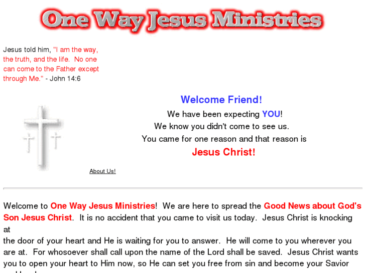 www.onewayjesus.org