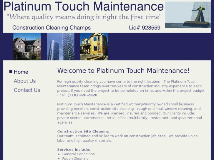 www.platinumtouchmaintenance.com