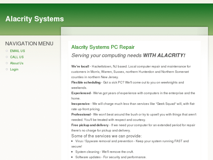 www.alacritysystems.net