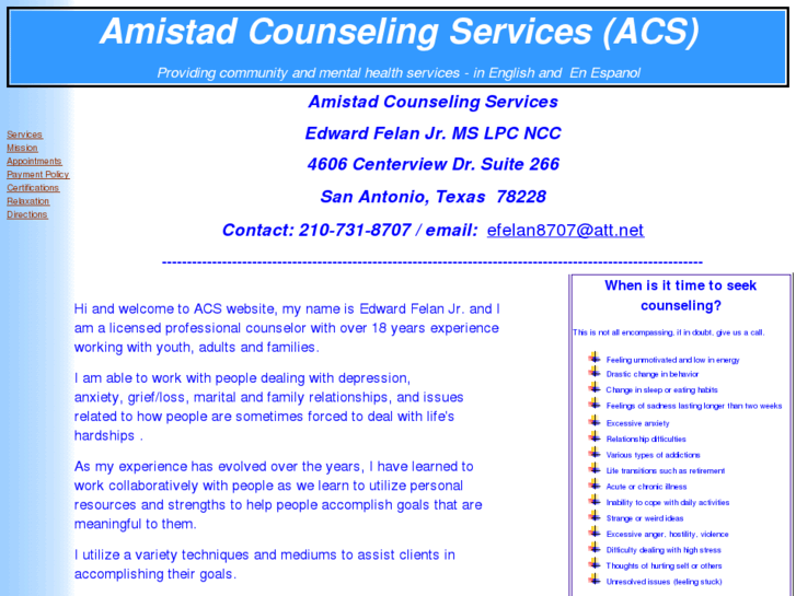 www.amistadcounseling.com