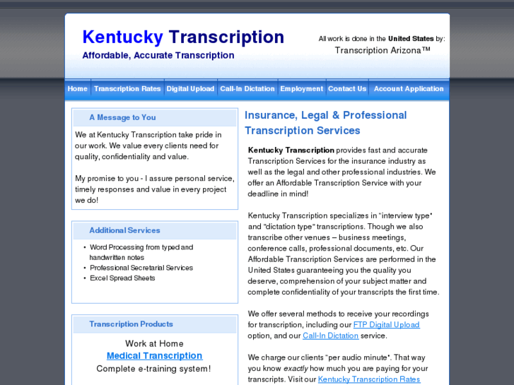 www.kentuckytranscription.com