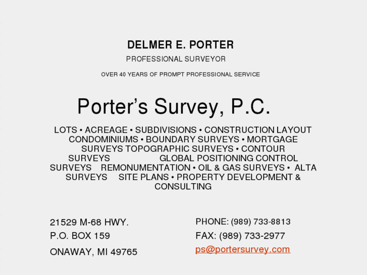 www.portersurvey.com