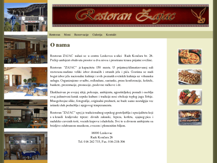 www.restoranzajac.com