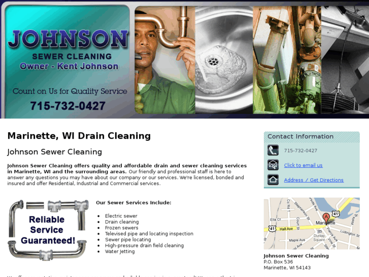 www.sewercleaningmarinette.com