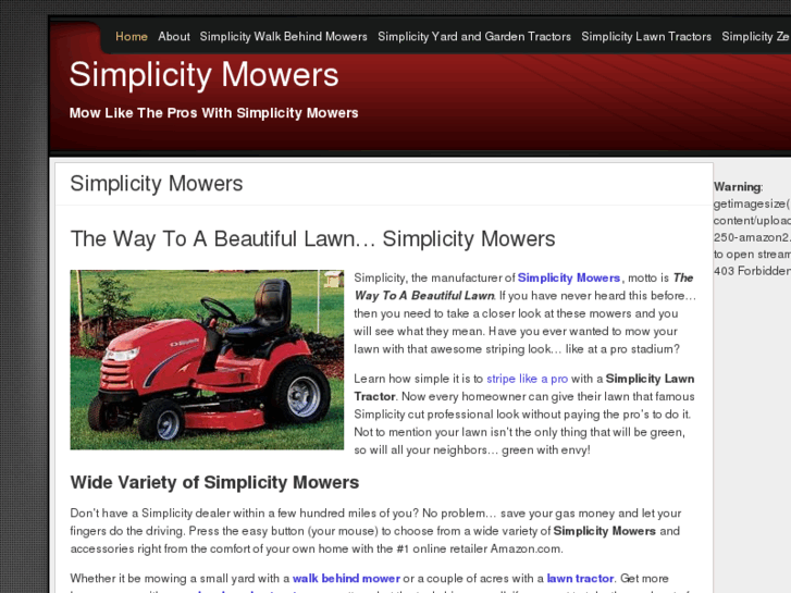 www.simplicitymowers.net