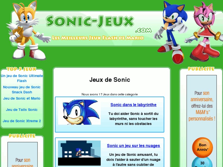 www.sonic-jeux.com