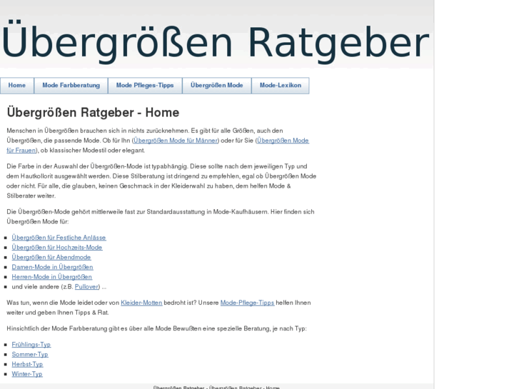 www.uebergroessen-ratgeber.com