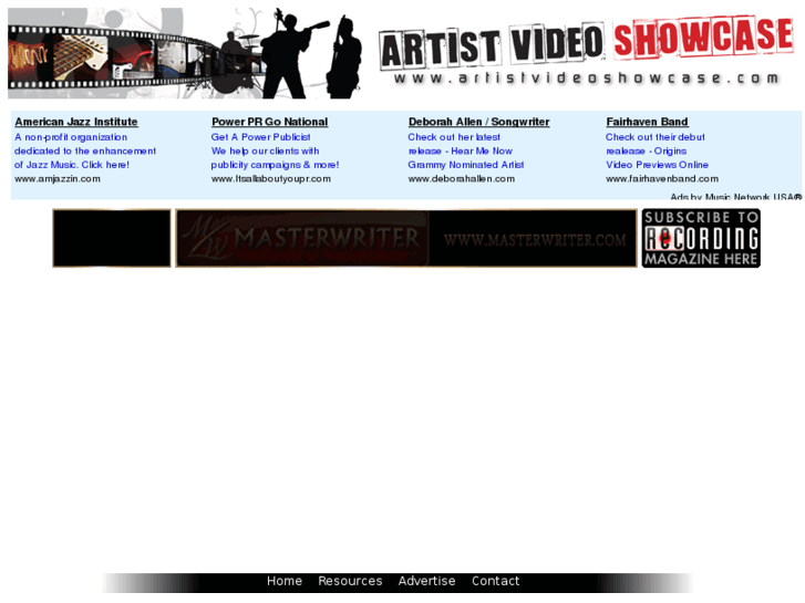 www.artistvideoshowcase.com