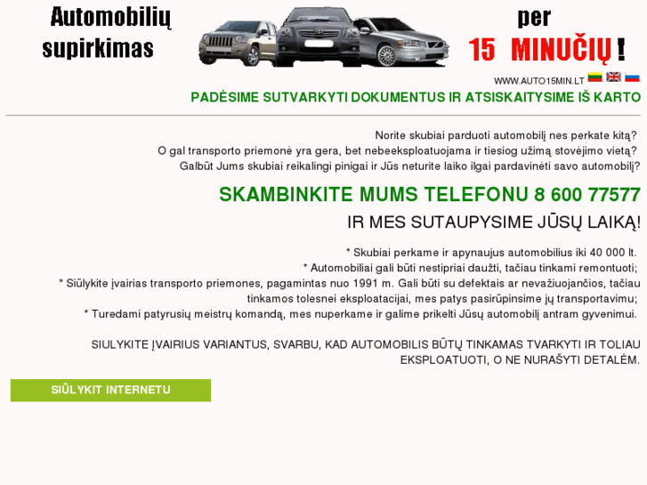 www.automobiliusupirkimas.info