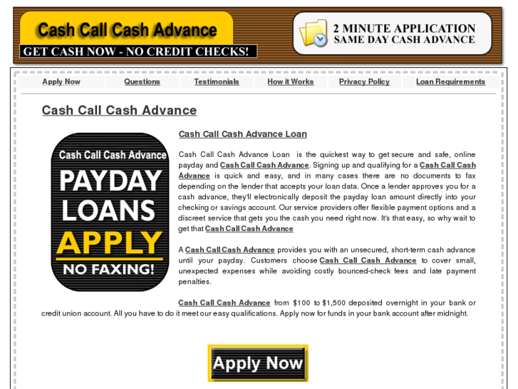 www.cashcallcashadvance.com