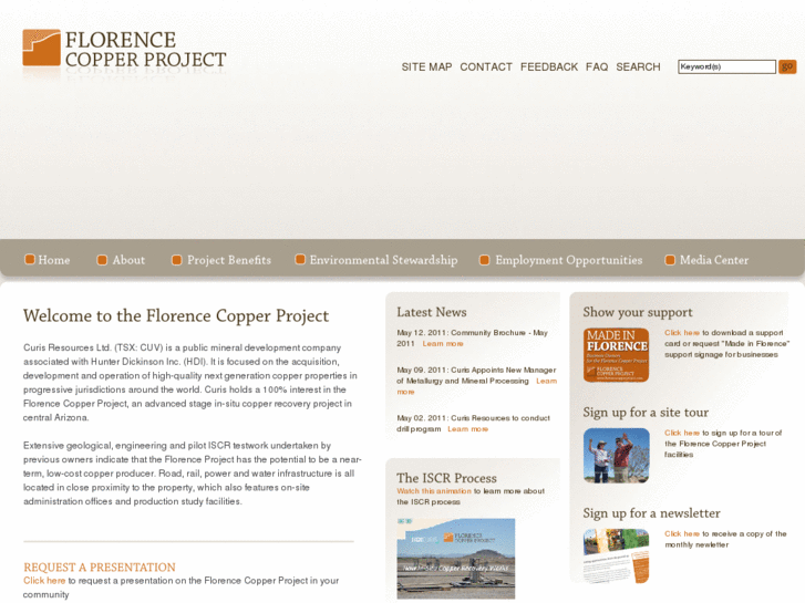 www.florencecopperproject.com