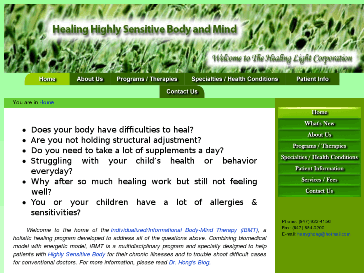 www.highlysensitivebody.com