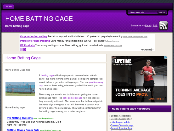 www.homebattingcage.net