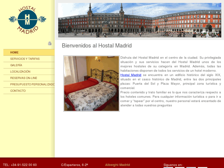 www.hostal-madrid.info