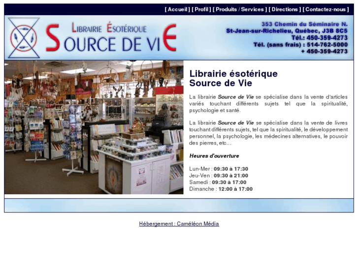 www.librairieesoteriquesourcedevie.com