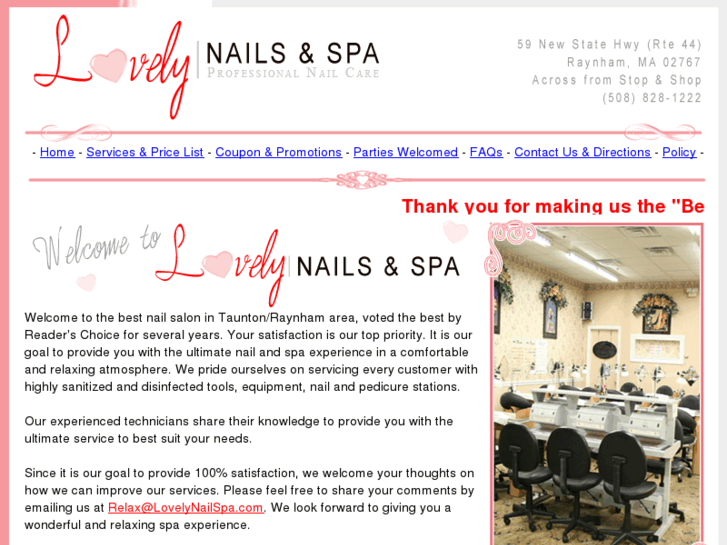 www.lovelynailspa.com