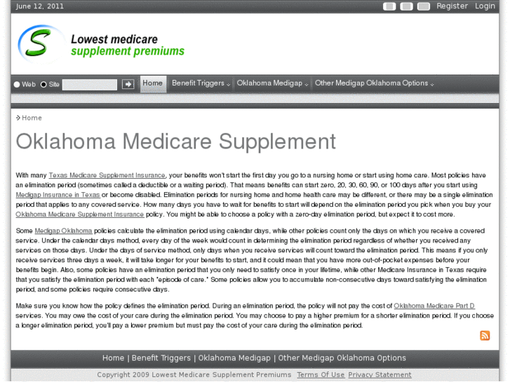 www.lowestmedicaresupplementpremiums.com