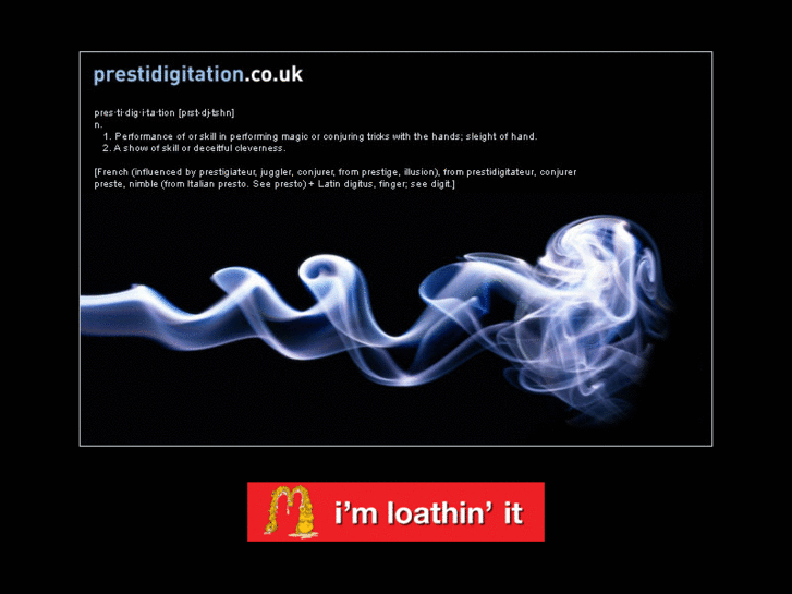 www.prestidigitation.co.uk